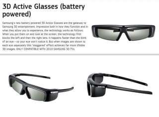 NEW Samsung 3D TV Battery  Operated Glasses SSG 2100AB + 5 More Extra 