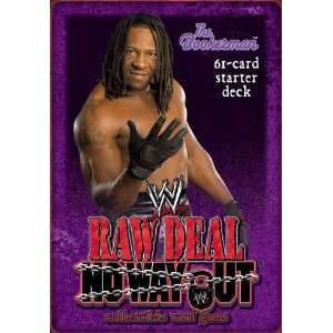  WWE Raw Deal No Way Out Starter Deck The BookerMan Booker T 
