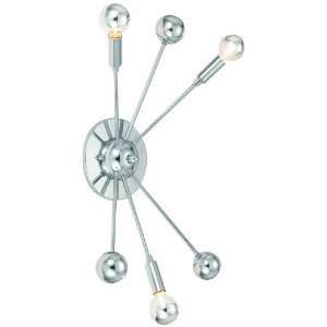  AF Lighting 8240 3W Supernova Wall Sconce, Polished Chrome 