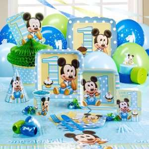  Disney Mickeys 1st Birthday Classic Party Pack for 8 