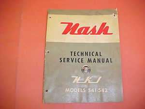 1954 1955 NASH METROPOLITAN SERVICE SHOP MANUAL WIRING  