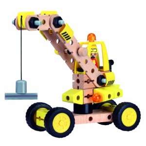 Maxim Wud Workers 65 Piece Magnetic Crane Toys & Games