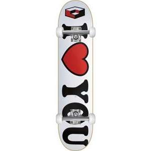 Consolidated I Love You Complete Skateboard   8.0 W/Raw 