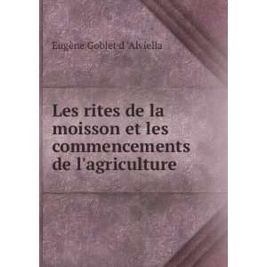  Les rites de la moisson et les commencements de l 