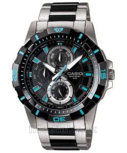 CASIO MTD1071D 1A1 MENS ANALOG ULTIMATE STAINLESS STEEL BLUE DIAL 