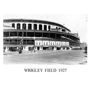  1927 Wrigley Field home of Chicago Cubs 8 1/2 X 11 