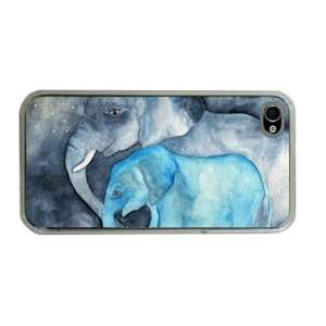  Elephant Iphone 4 or 4s Case   Under the Stars with Papi 