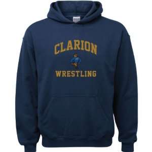   Eagles Navy Youth Wrestling Arch Hooded Sweatshirt