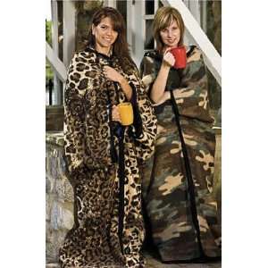  Leopard Skin Cuddlewrap  Warm Me Up  55 Inches by 67 