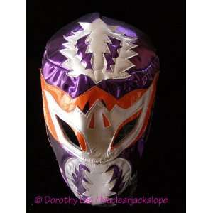  Lucha Libre Wrestling Halloween Mask Hayabusa purple 