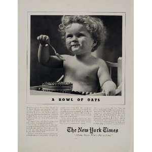   Ad New York Times Newspaper Advertising Baby   Original Print Ad Home