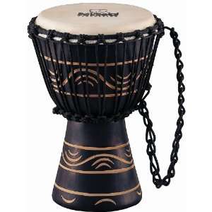   Nino African rope tuned wood djembe moon xsmall Musical Instruments