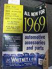 1969 VINTAGE JC WHITNEY AUTO ACCESSORY & PARTS CATALOG
