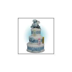  Lil Blue Sparky 3 Tier Diaper Cake Baby