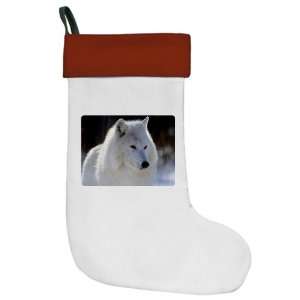  Christmas Stocking Arctic White Wolf 