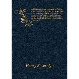   of the Early History of Hindoostan, Volume 1 Henry Beveridge Books