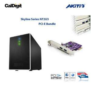   PCIe Card & Akitio NT2U3 3.5 Dual Bay SATA RAID HHD Mac Enclosure