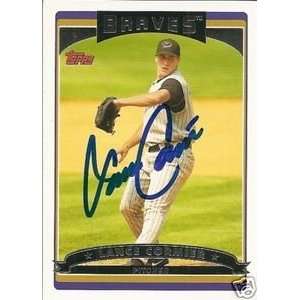   Cormier Signed Atlanta Braves 2006 Topps Card Sports Collectibles