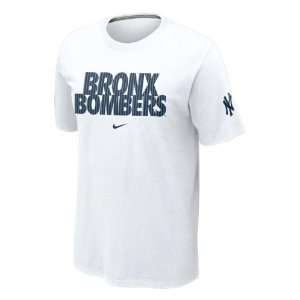   White Nike 2012 Bronx Bombers Local T Shirt
