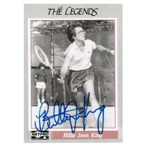 Tennis Express Billie Jean King Signed Legends  Sports 