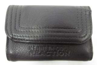 KENNETH COLE REACTION Brown Leather Bifold Wallet  