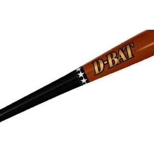  D Bat Pro Maple A27 Two Tone Baseball Bats BLACK/FLAMECOAT 