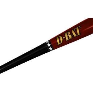  D Bat Pro Maple A27 Two Tone Baseball Bats BLACK/BURNT 