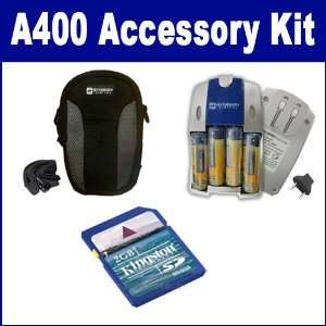  Canon Powershot A400 Digital Camera Accessory Kit includes 