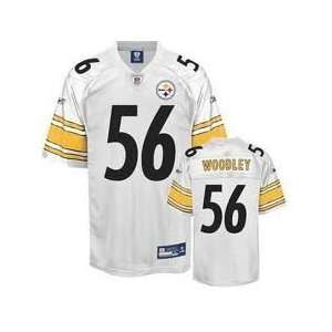 Pittsburgh Steelers Lamarr Woodley White Replica Jersey 