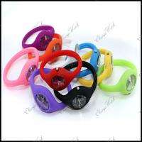 Mixed Color 10pcs Jelly Sports Unisex Kids Watches A3M  