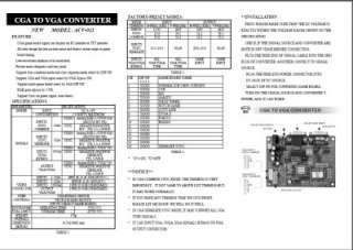 pcs Wei ya Brand New CGA to VGA converter ACV 011  