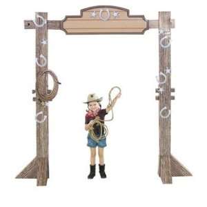  3D Western Ranch Entry Arch   Party Decorations & Stand 