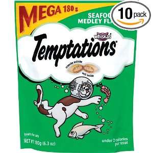 Whiskas Temptations Tartar Control Seafood Medley Flavour Treats for 
