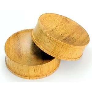 TEWEL Solid Wood Plug   Organic Body Jewelry 4mm up to 51mm   Price 