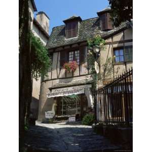 Typical Charcuterie, Conques, Aveyron, Midi Pyrenees, France Stretched 