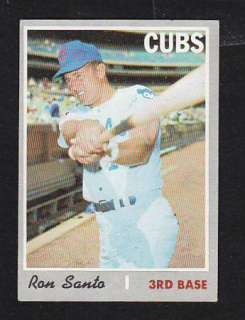 1970 Topps #670 Ron Santo Chicago Cubs Vintage Star Card  