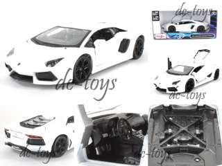 Maisto 2012 Lamborghini Aventador LP700 4 124 Diecast White  