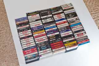 123 Piece Tested Cassette Tape Lot   Rock, Pop, Metal, R&B  