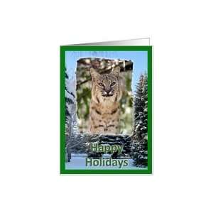  Bobcat Christmas Greeting Card Card Health & Personal 