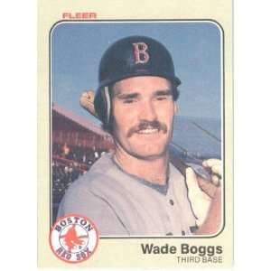  1983 Fleer # 179 Wade Boggs ROOKIE Boston Red Sox Baseball 