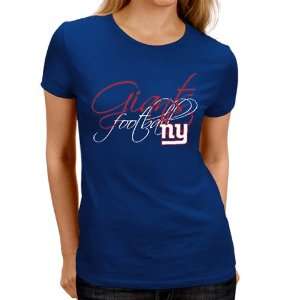  New York Giants Womens Franchise Fit T Shirt Sports 