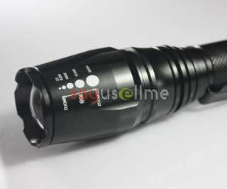   1600 de la antorcha de linterna LED de XML T6 de CREE de Lm Zoomable