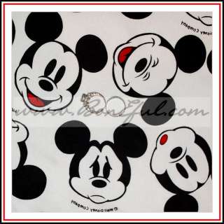 BOOAK Fabric Mickey Mouse Xmas Disney Boutique BCMM OOP  