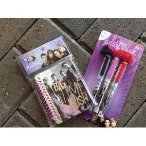  Big Time Rush 3 Pack Rope Clip Pens with Journal Toys 