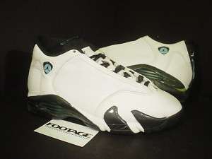 1998 OG Nike Air Jordan XIV 14 WHITE OXIDIZED GREEN 8  