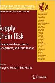 Supply Chain Risk A Handbook of Assessment, Management, and 