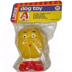  Latex Apple Head Dog Toy w/ Squeaker 3.5 Kitchen 