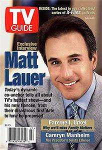 Matt Lauer X Files TV Guide 1998 July 4 10  