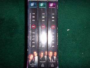 The X Files Boxed Set   Vol. 6 (VHS, 1998, 3 Tape Set) 086162041341 