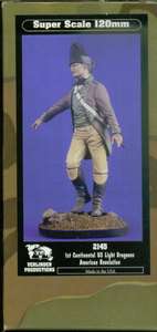   120mm Super Scale Resin 1st Continental US Light Dragoons #2145  